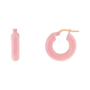 Pastel Colored Hoop Earring