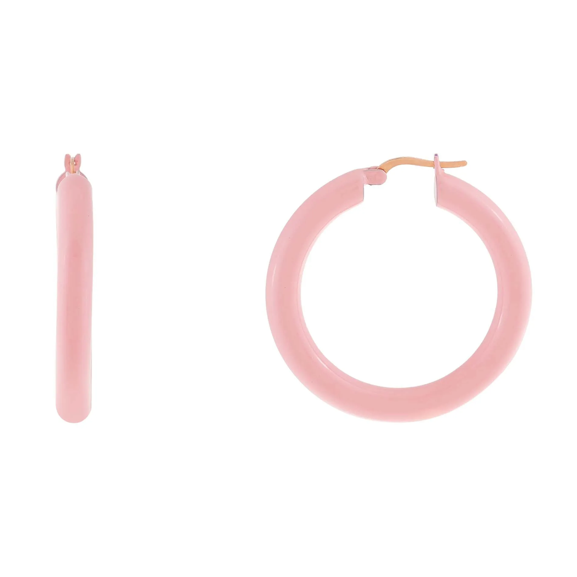 Pastel Colored Hoop Earring