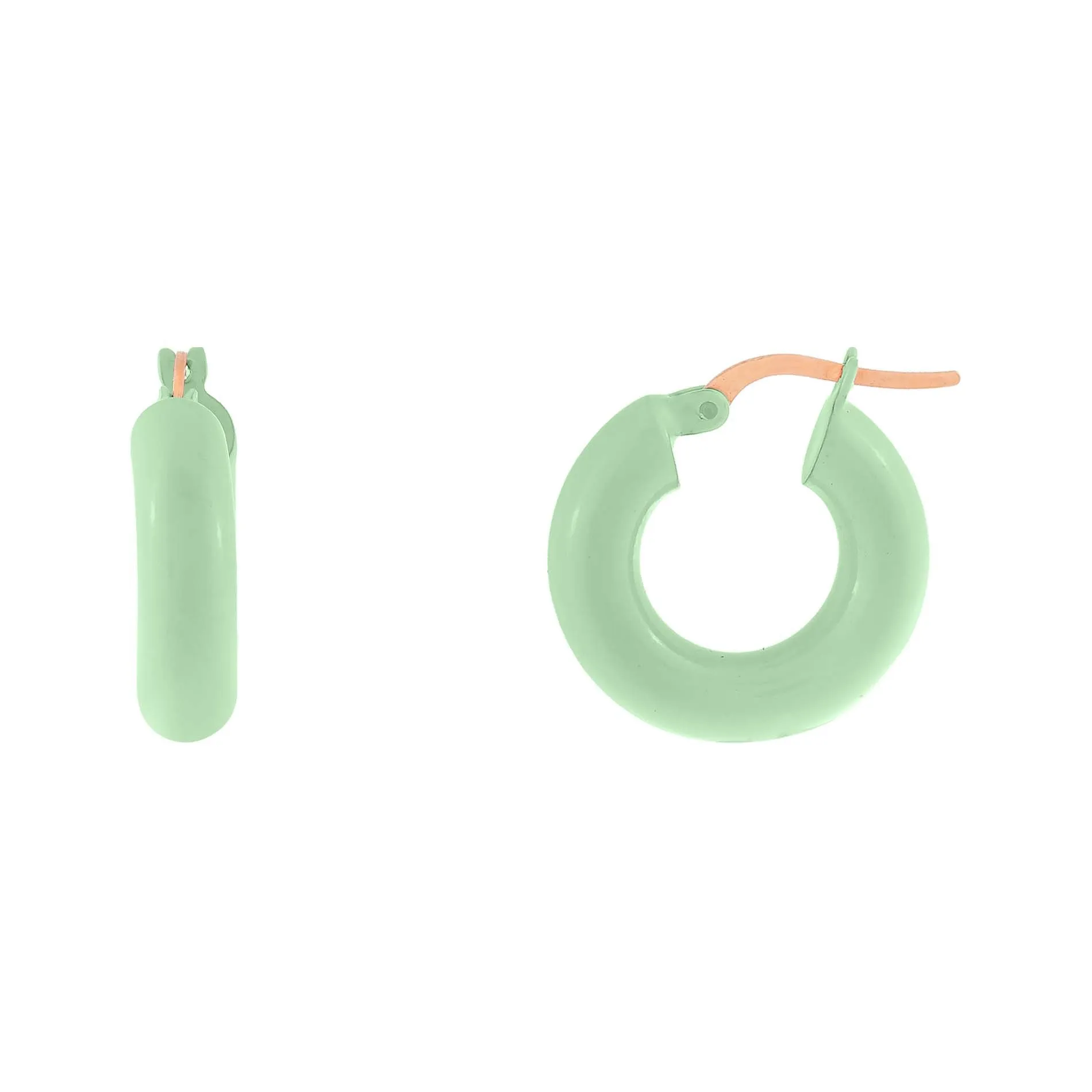 Pastel Colored Hoop Earring