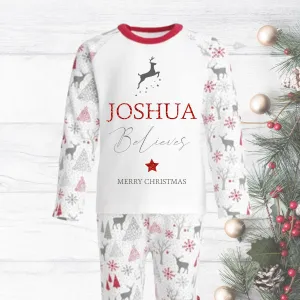 Personalised Family Christmas Pyjamas