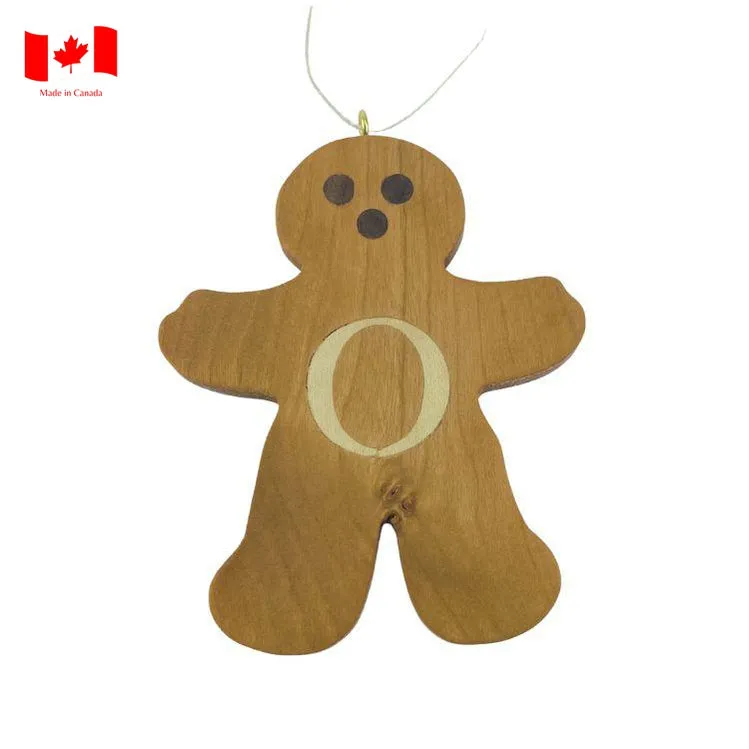 Personalized Wooden Gingerbread Ornament