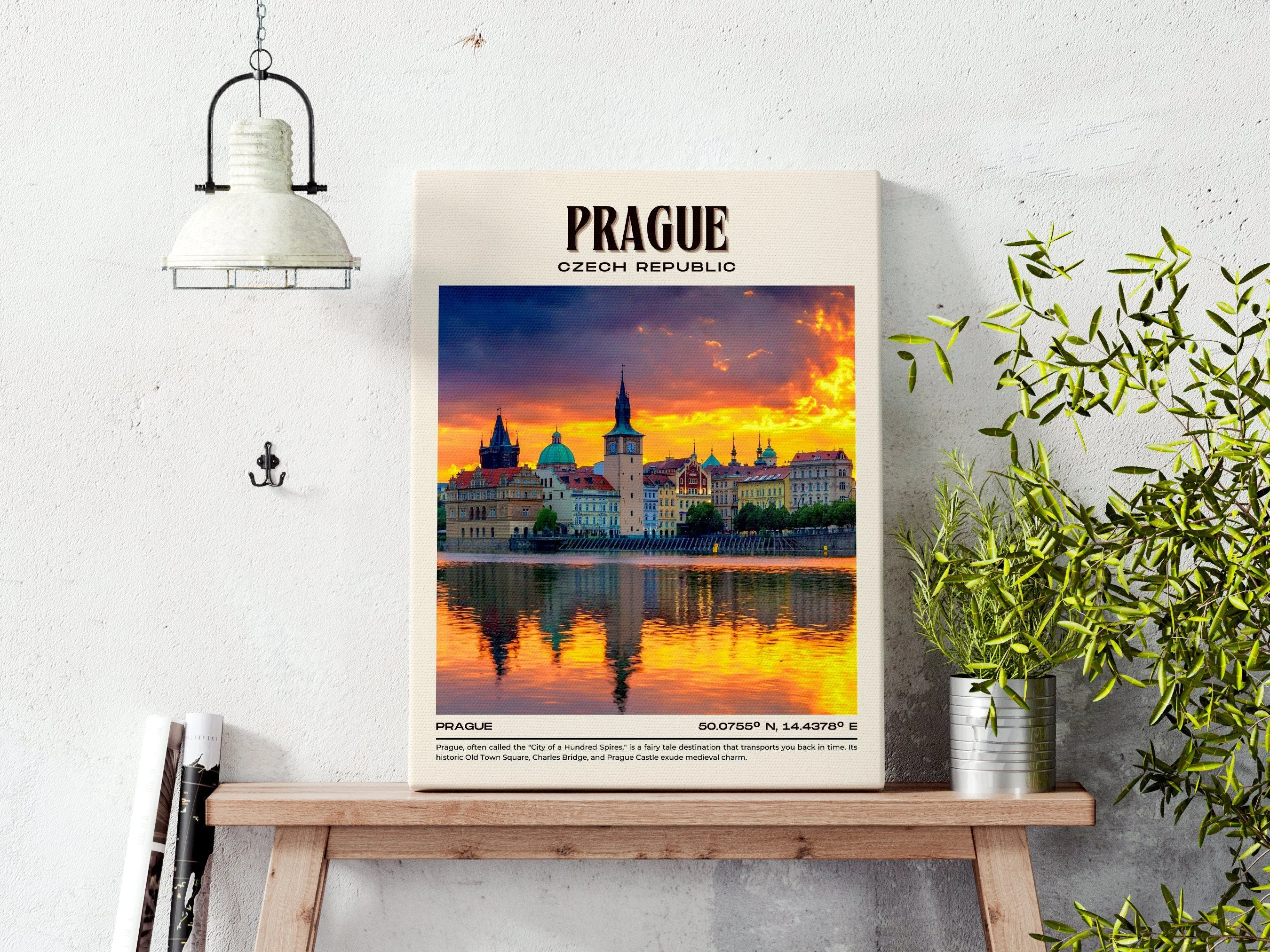 Prague Vintage Wall Art, Czech Republic