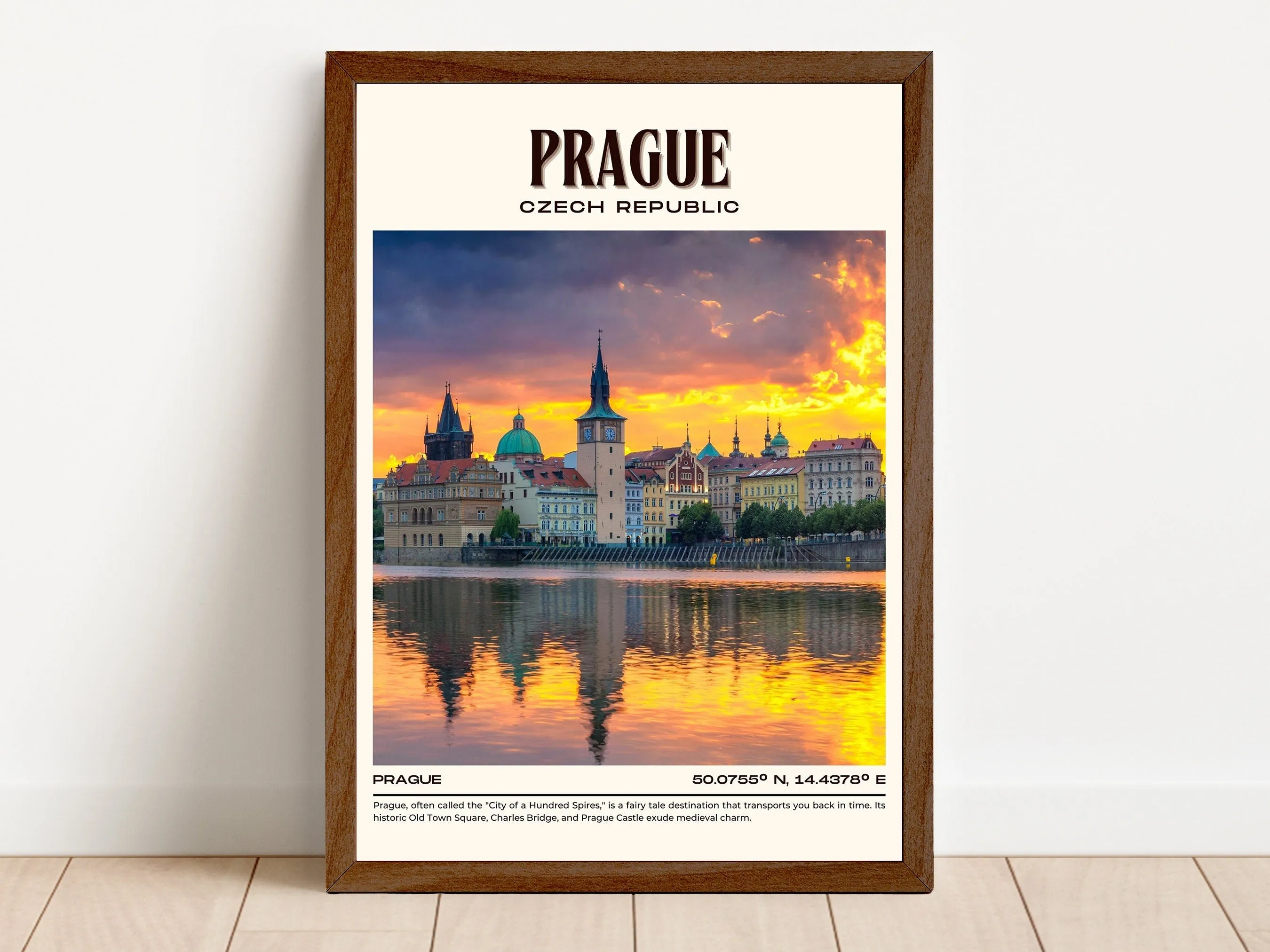 Prague Vintage Wall Art, Czech Republic