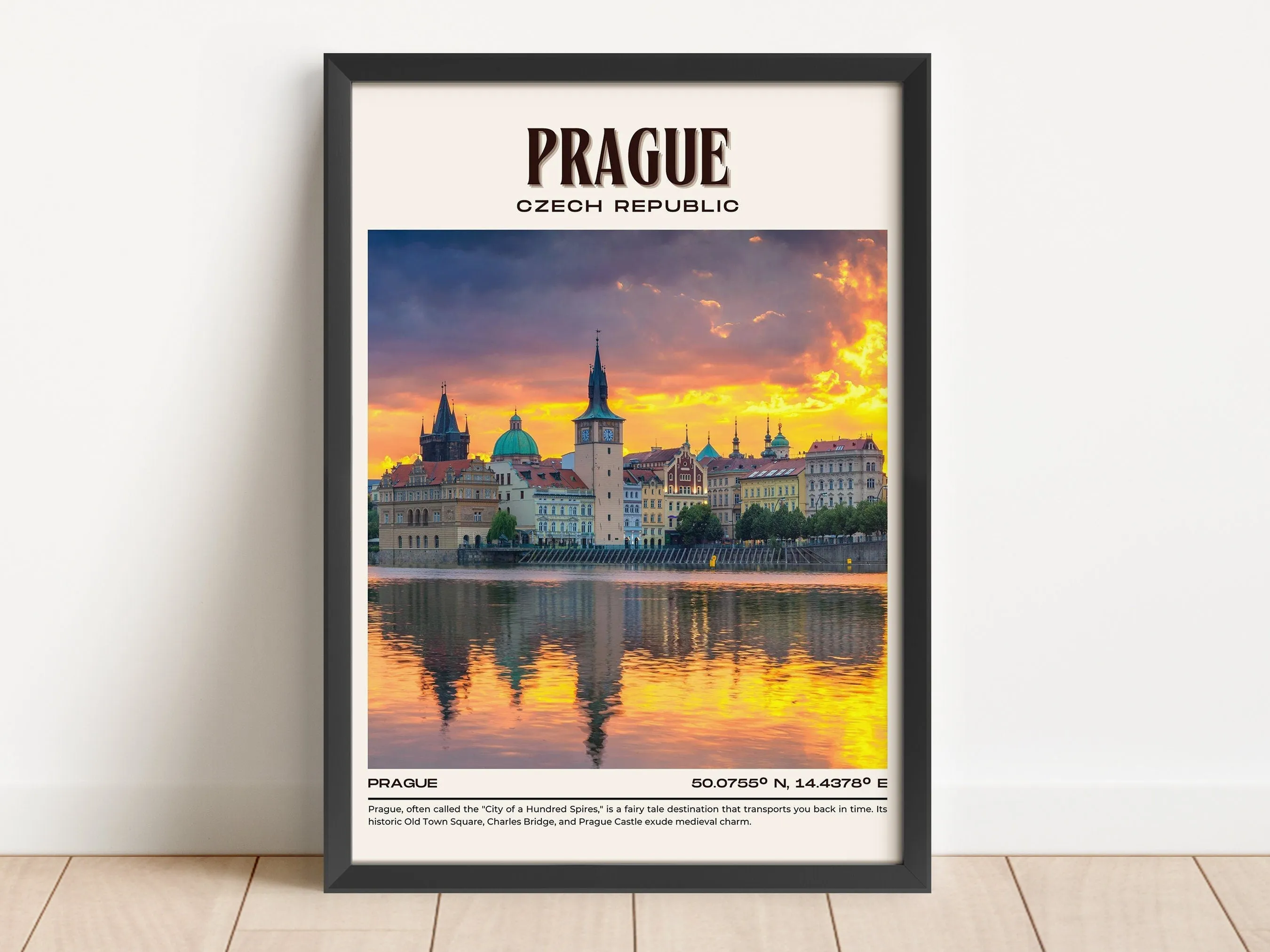 Prague Vintage Wall Art, Czech Republic