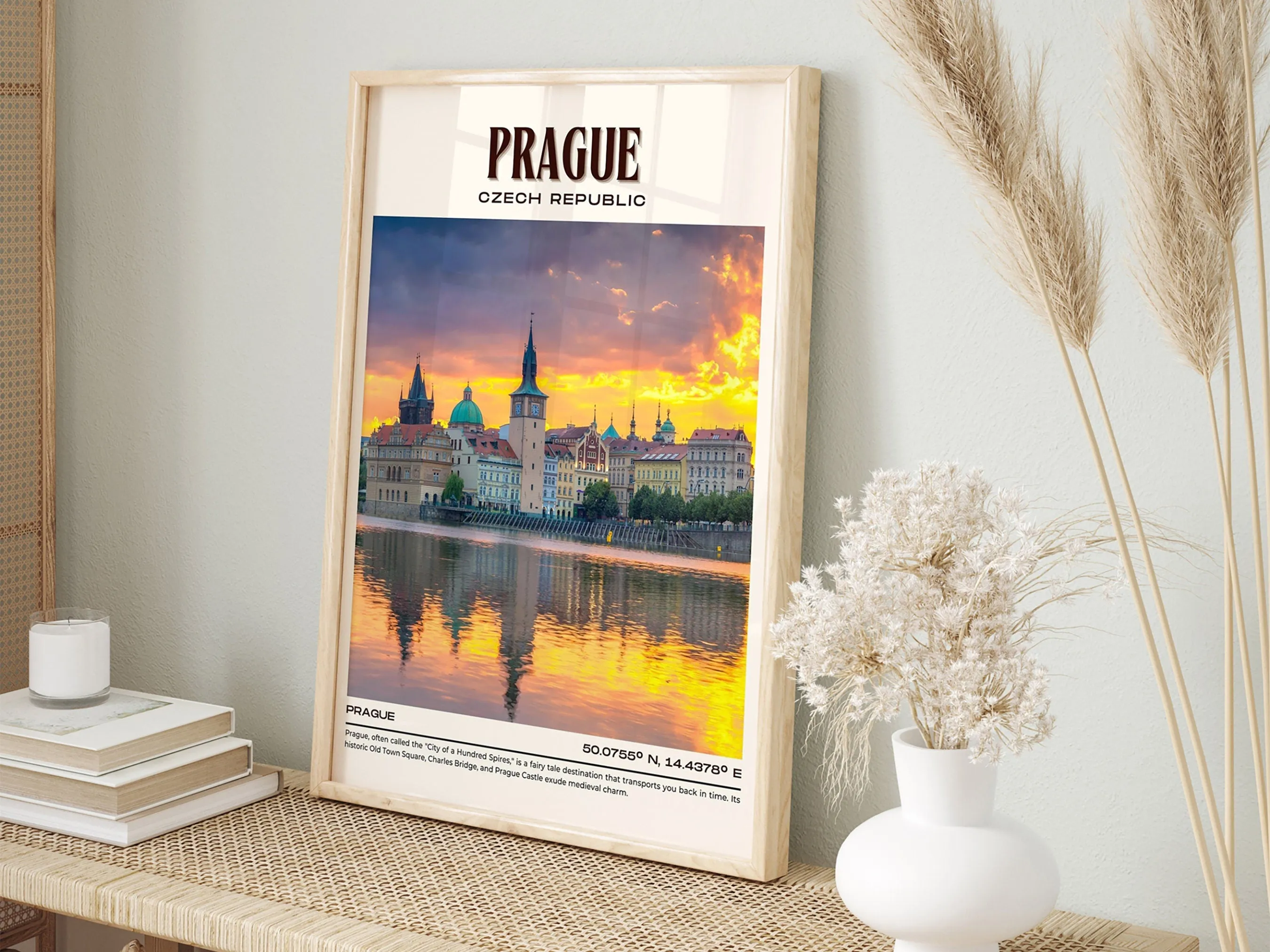 Prague Vintage Wall Art, Czech Republic