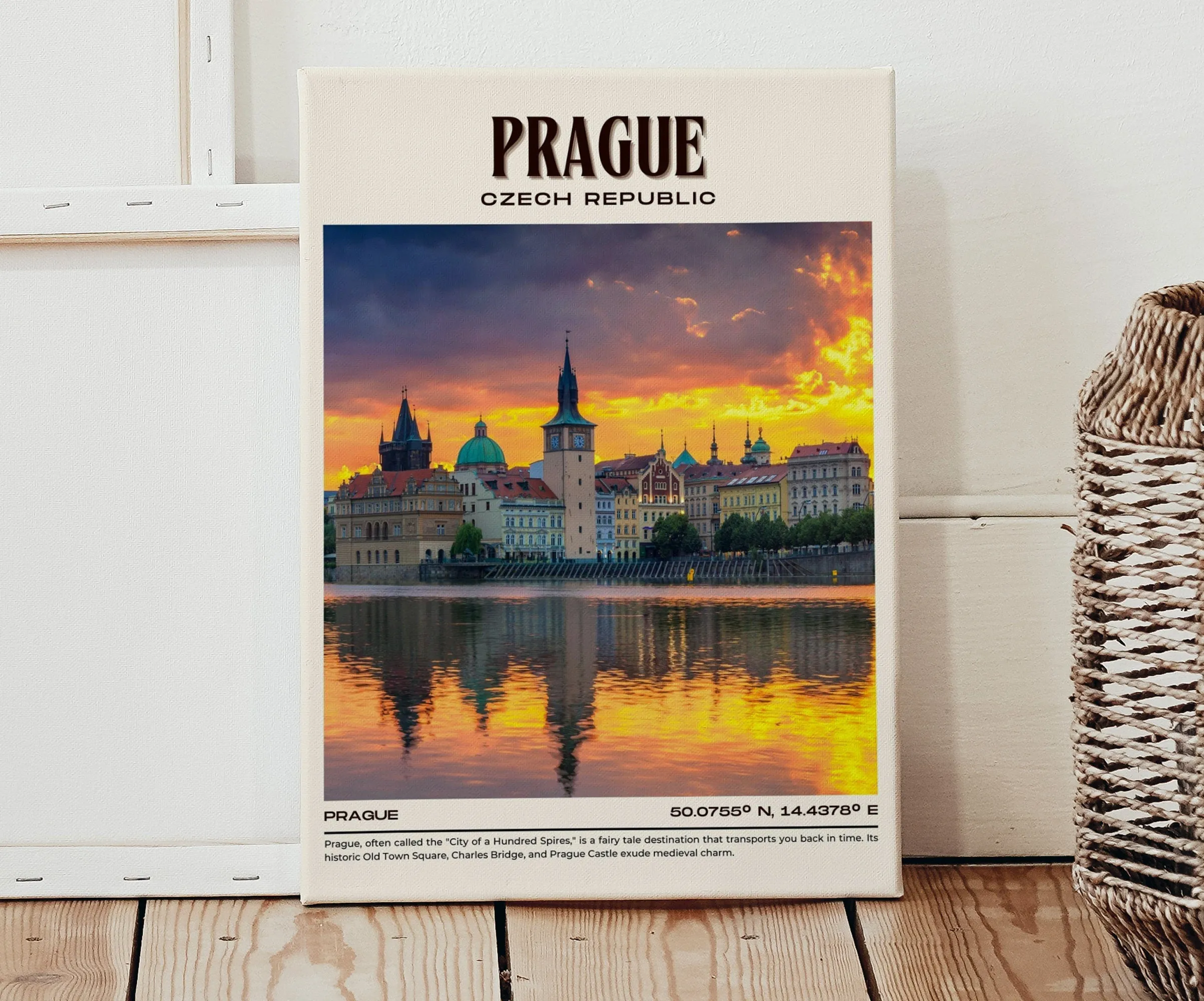 Prague Vintage Wall Art, Czech Republic
