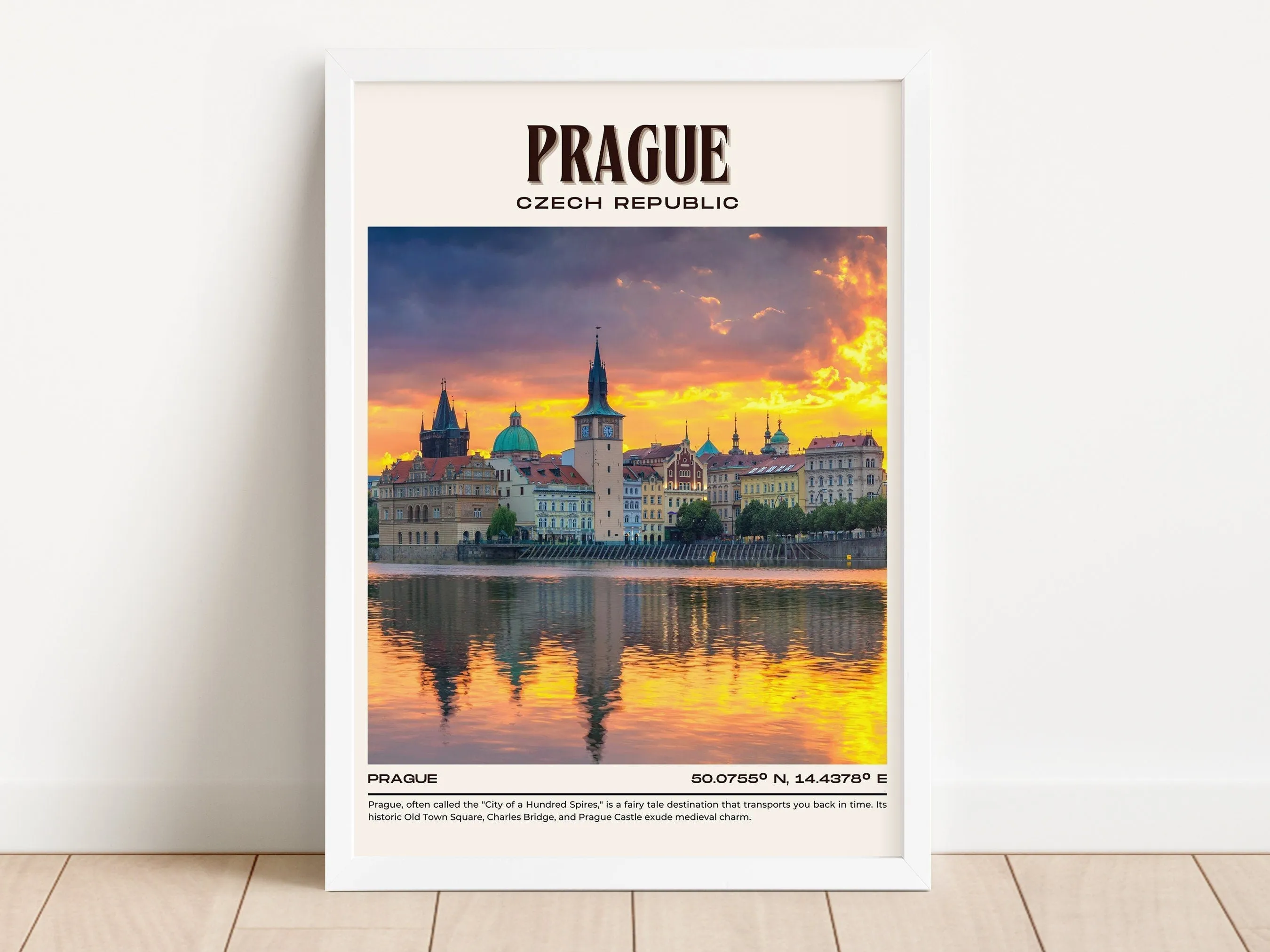 Prague Vintage Wall Art, Czech Republic