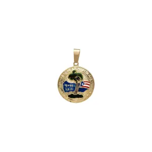 Puerto Rico Medallion Pendant (14K)