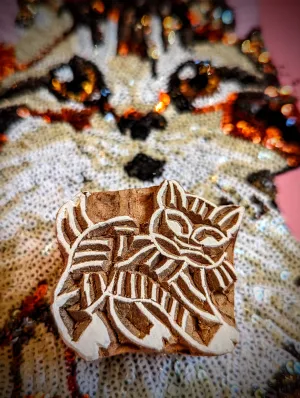 Pussy cat wood blocks