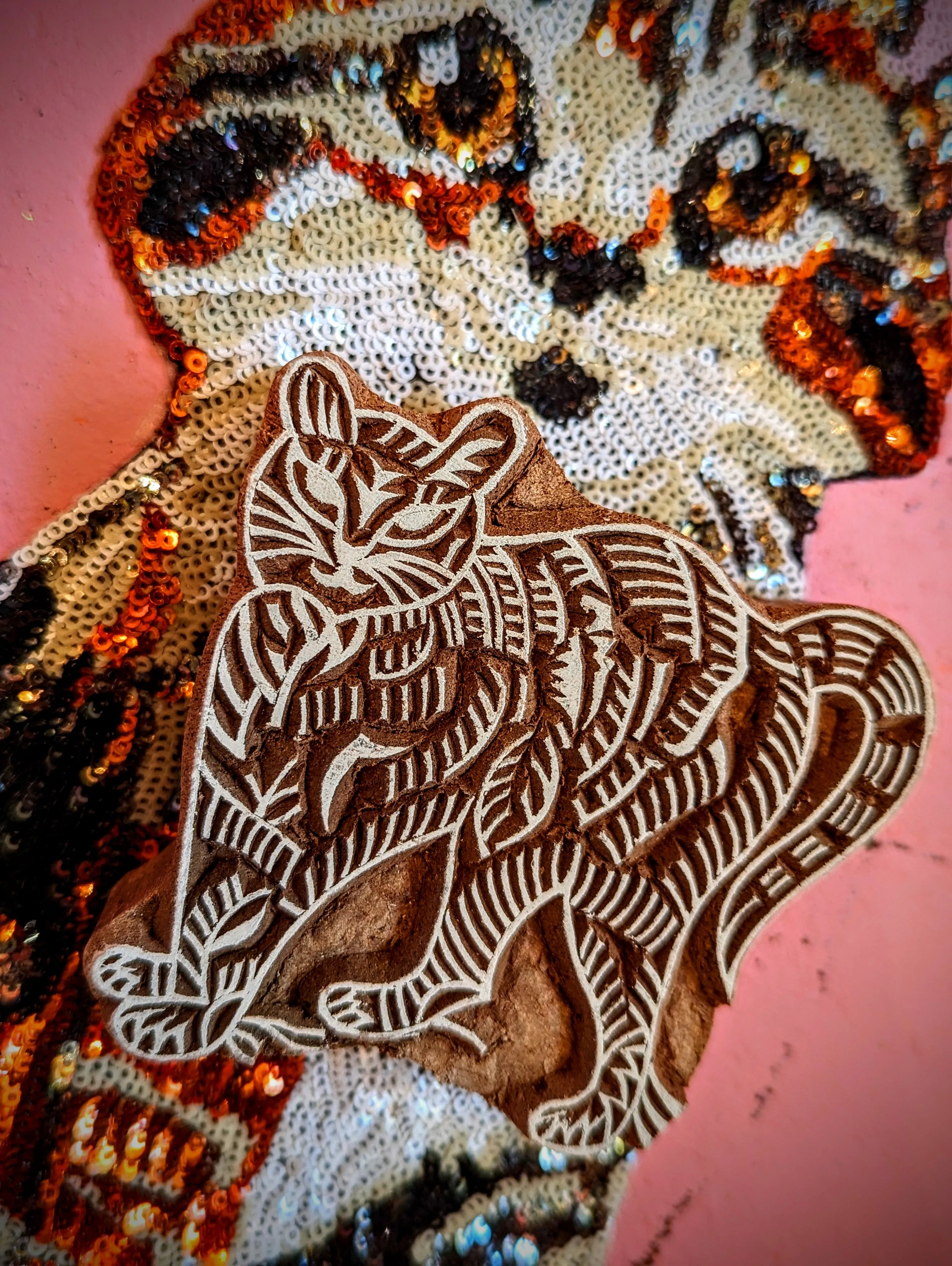 Pussy cat wood blocks