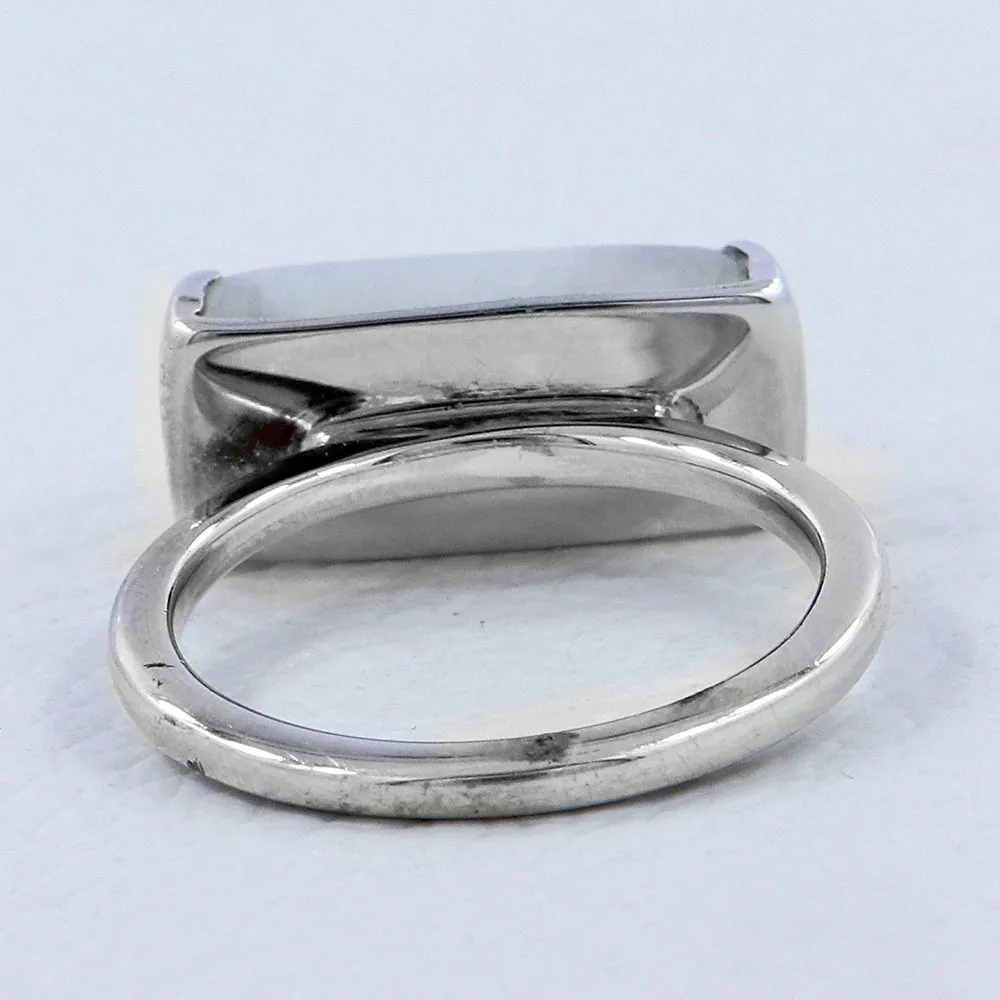 Rainbow Moonstone Sterling Silver Rings