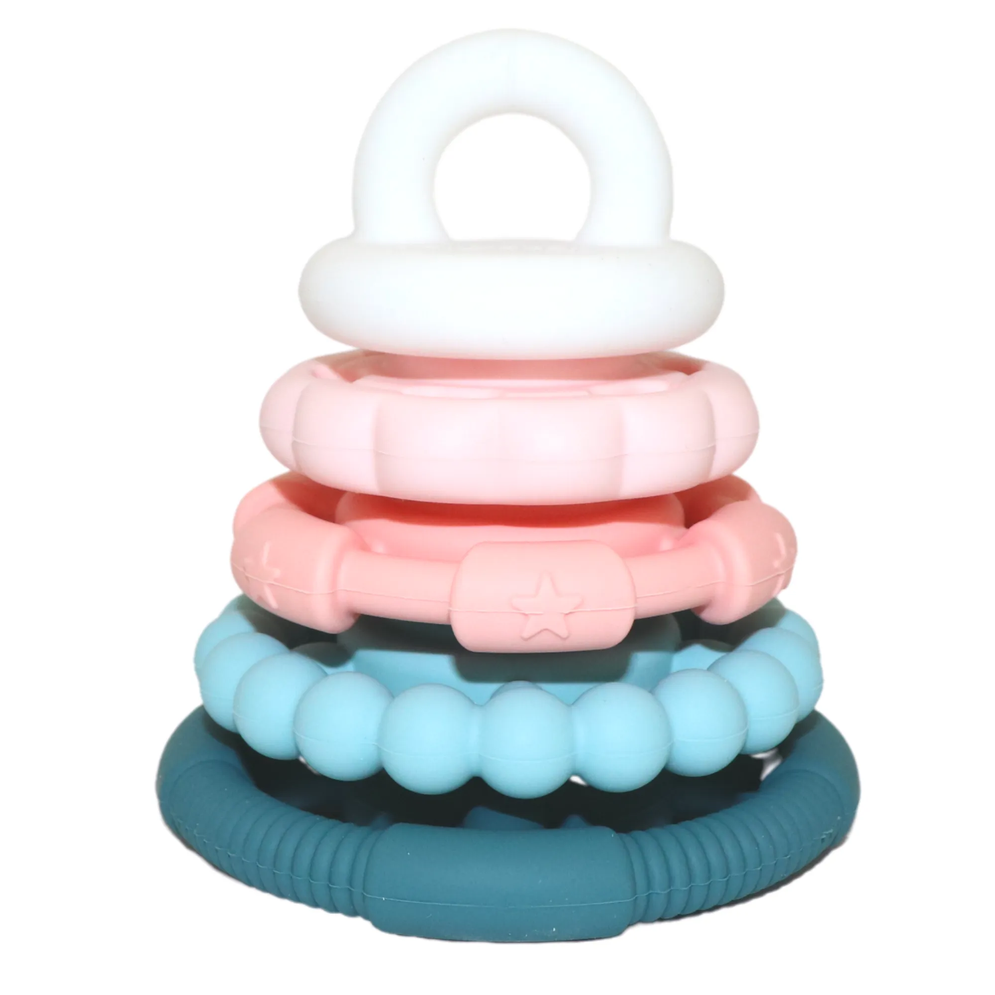 RAINBOW STACKER AND TEETHER TOY