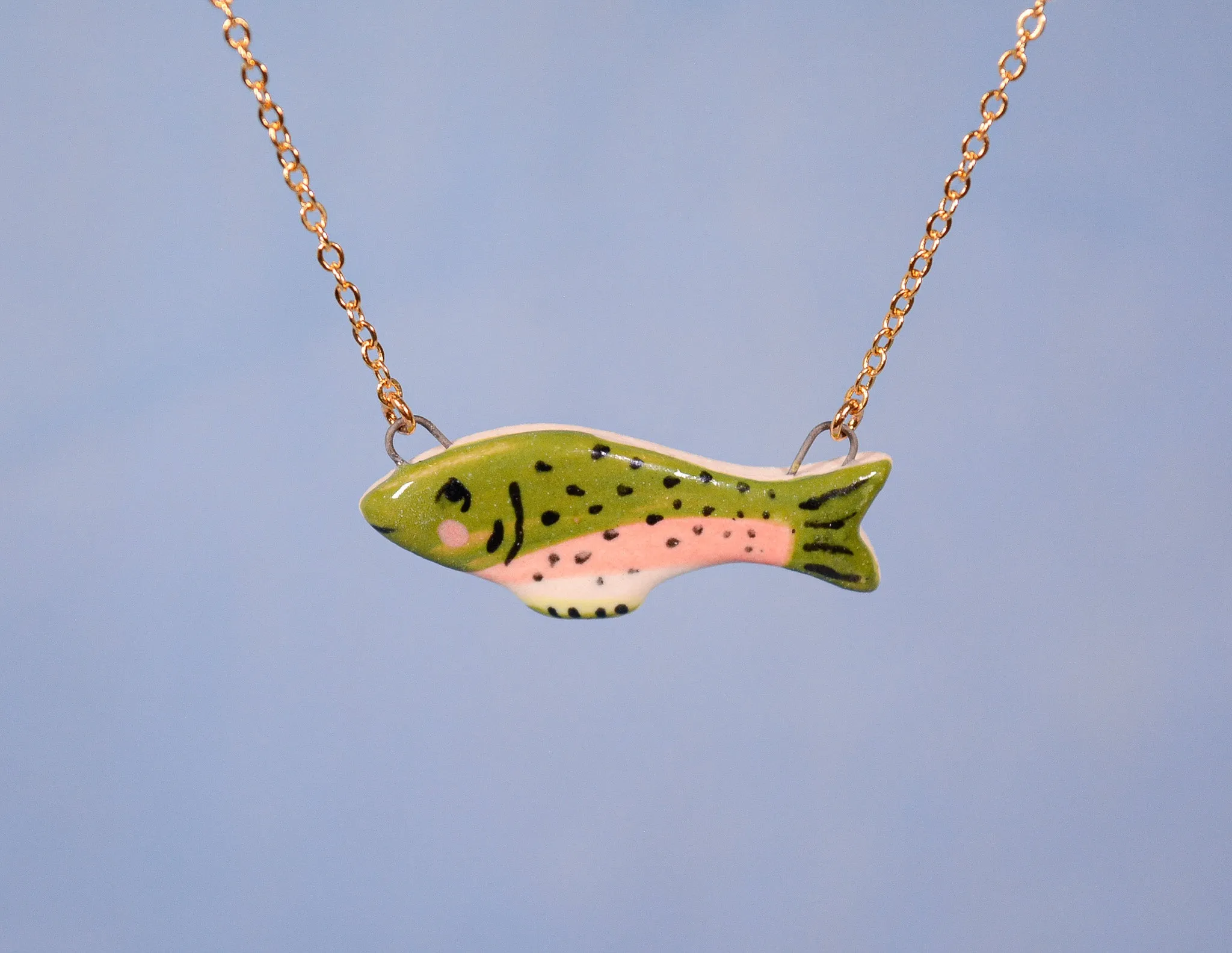 Rainbow Trout Necklace