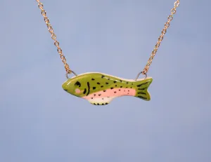 Rainbow Trout Necklace