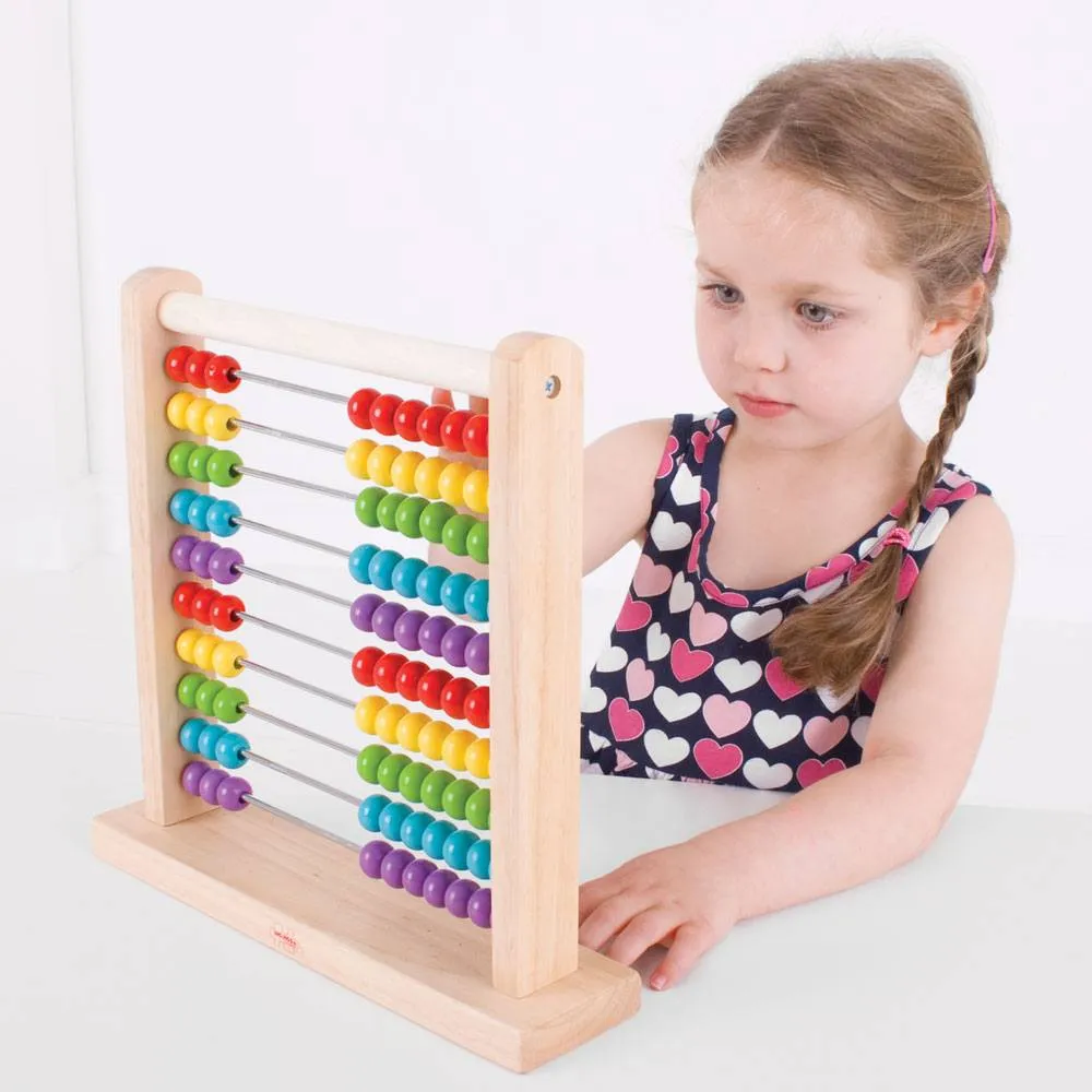 Rainbow Wooden Abacus Toy