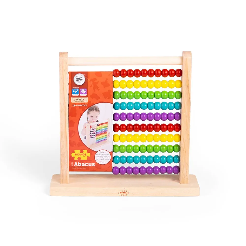 Rainbow Wooden Abacus Toy