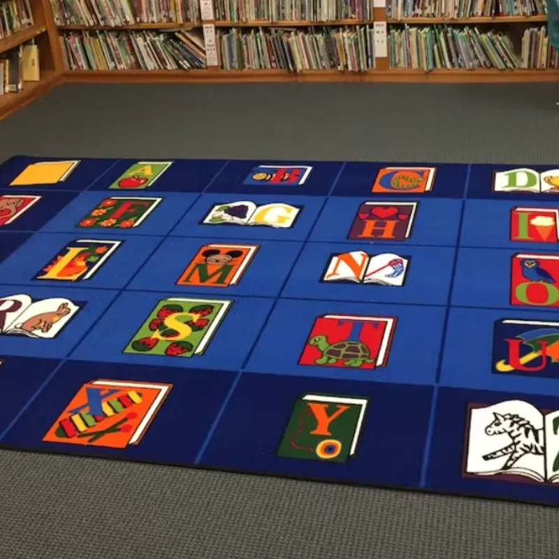 Reading by the Book Classroom Rug