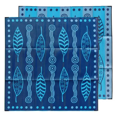 Recycled Mats - Gum Leaves & Waterholes 3m