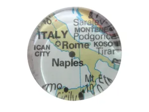Rome Italy Map Pendant Magnet