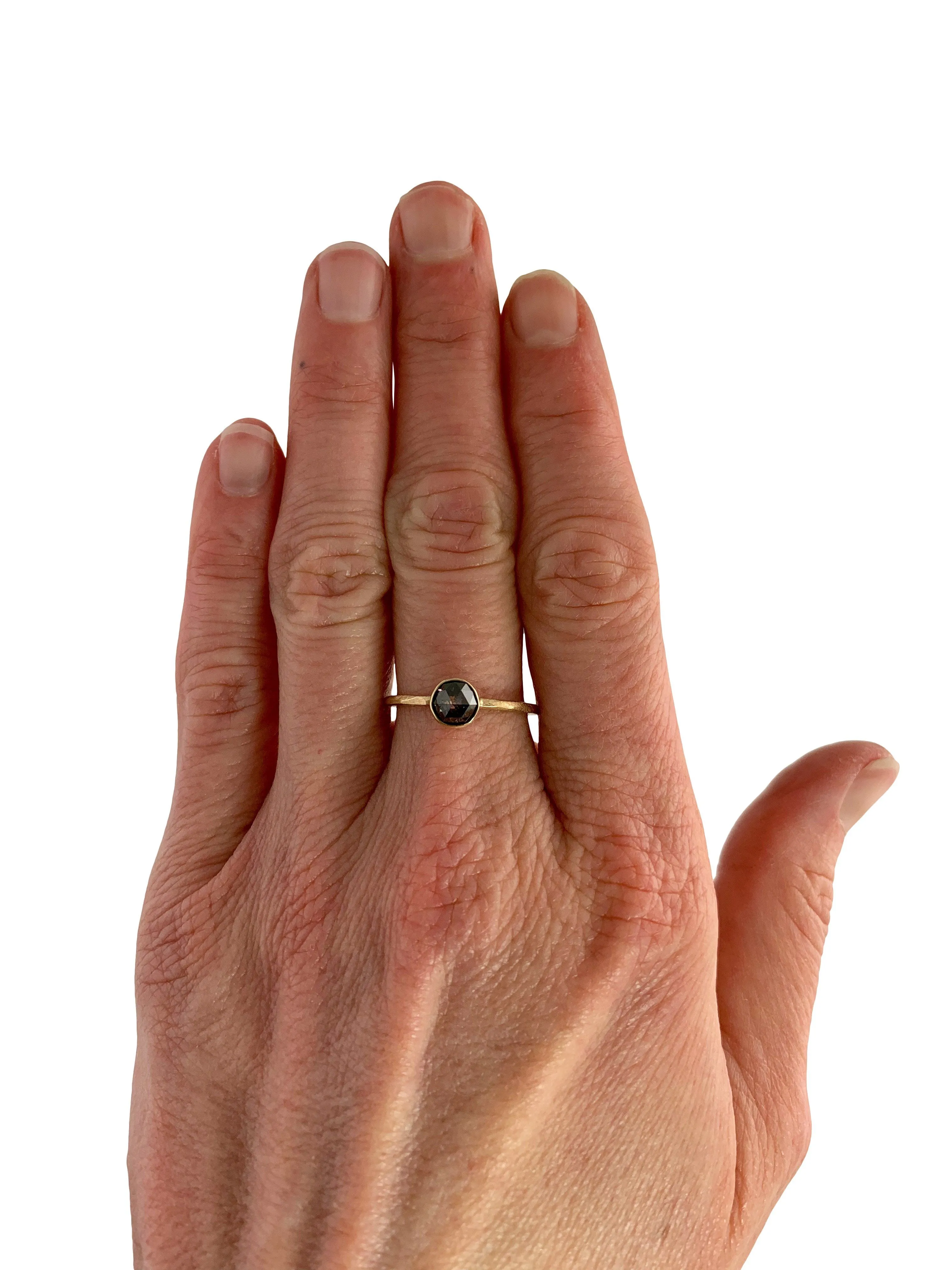 Rose-cut Nugget Solitaire