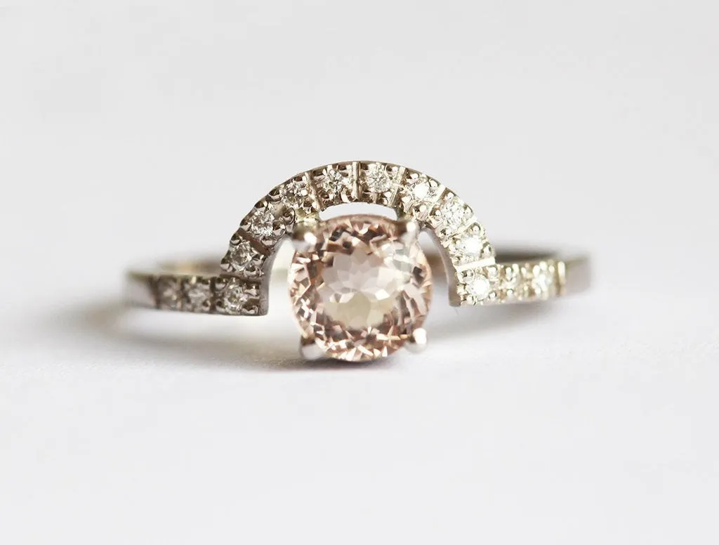 Sabrina Morganite Ring