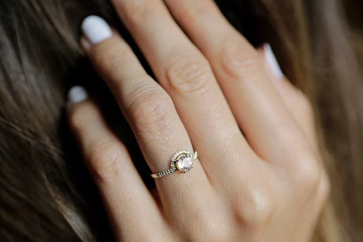 Sabrina Morganite Ring