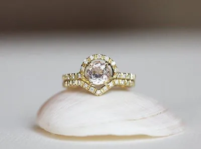 Sabrina Morganite Ring