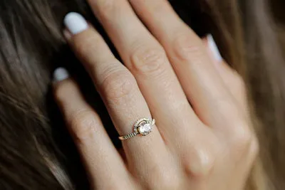 Sabrina Morganite Ring