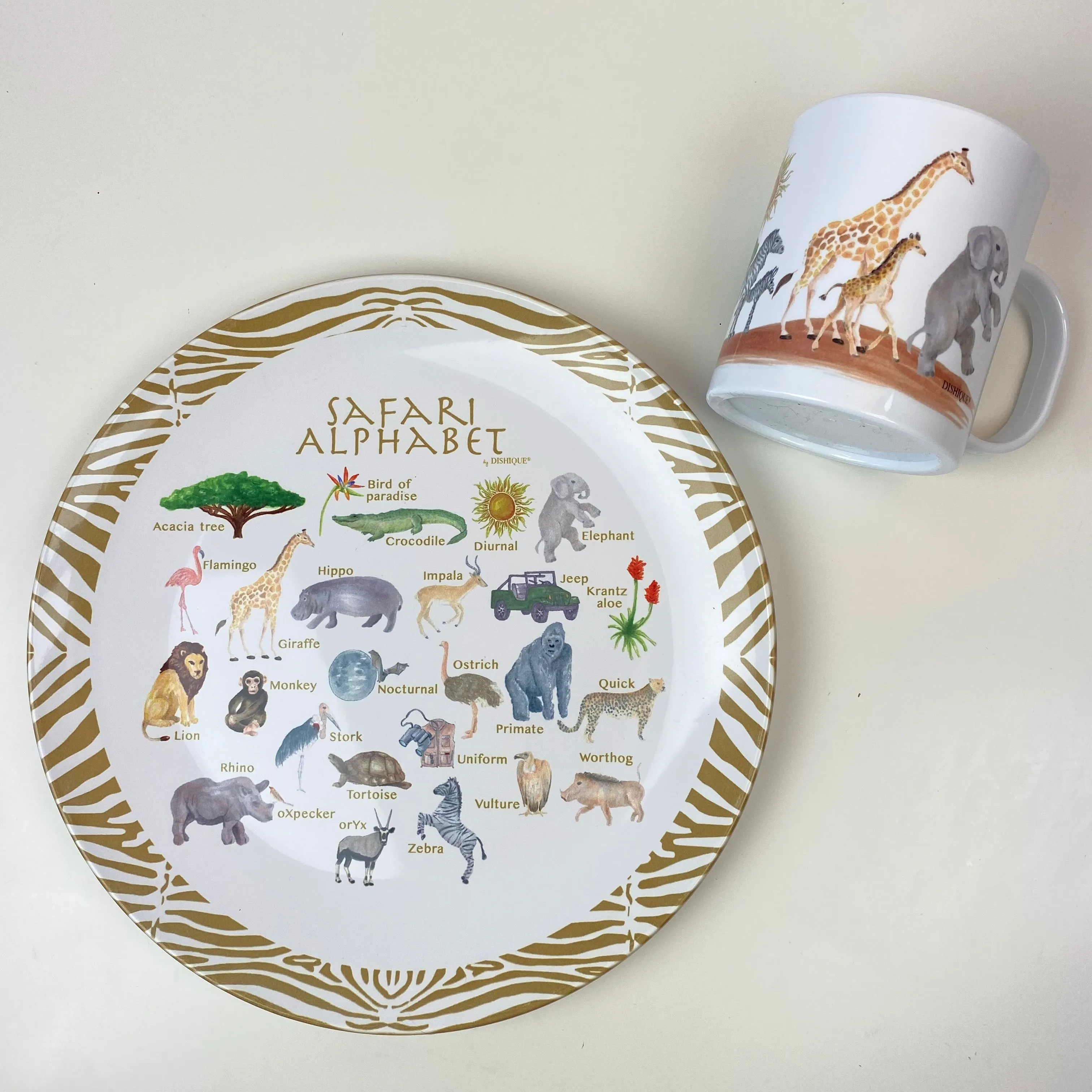 Safari Animal Counting 11 oz. Plastic Mug