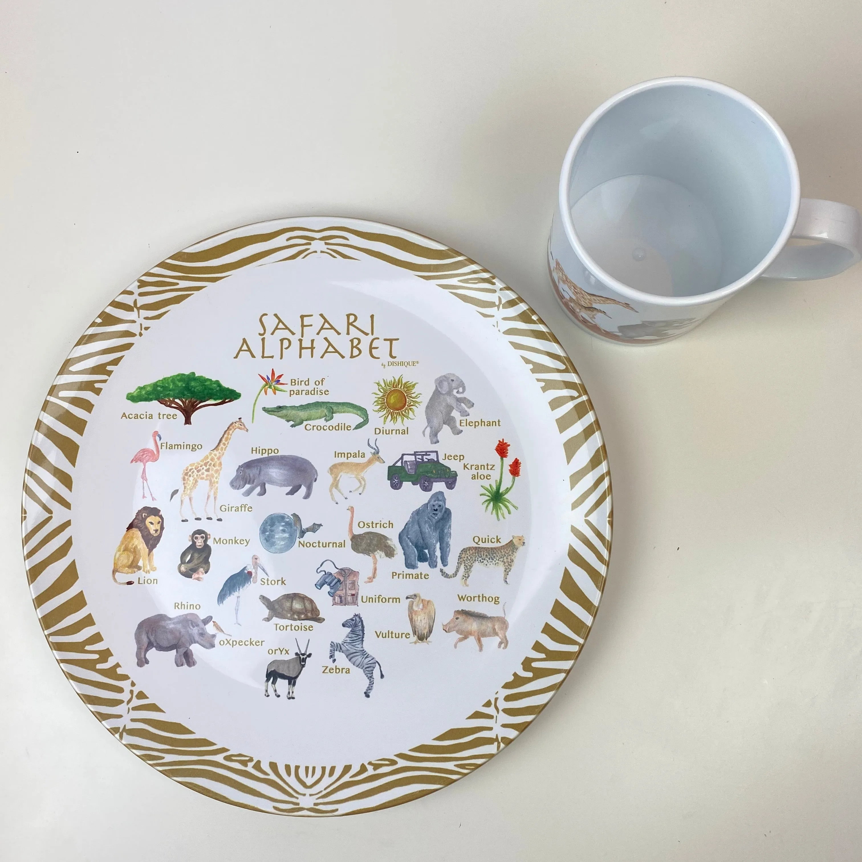 Safari Animal Counting 11 oz. Plastic Mug