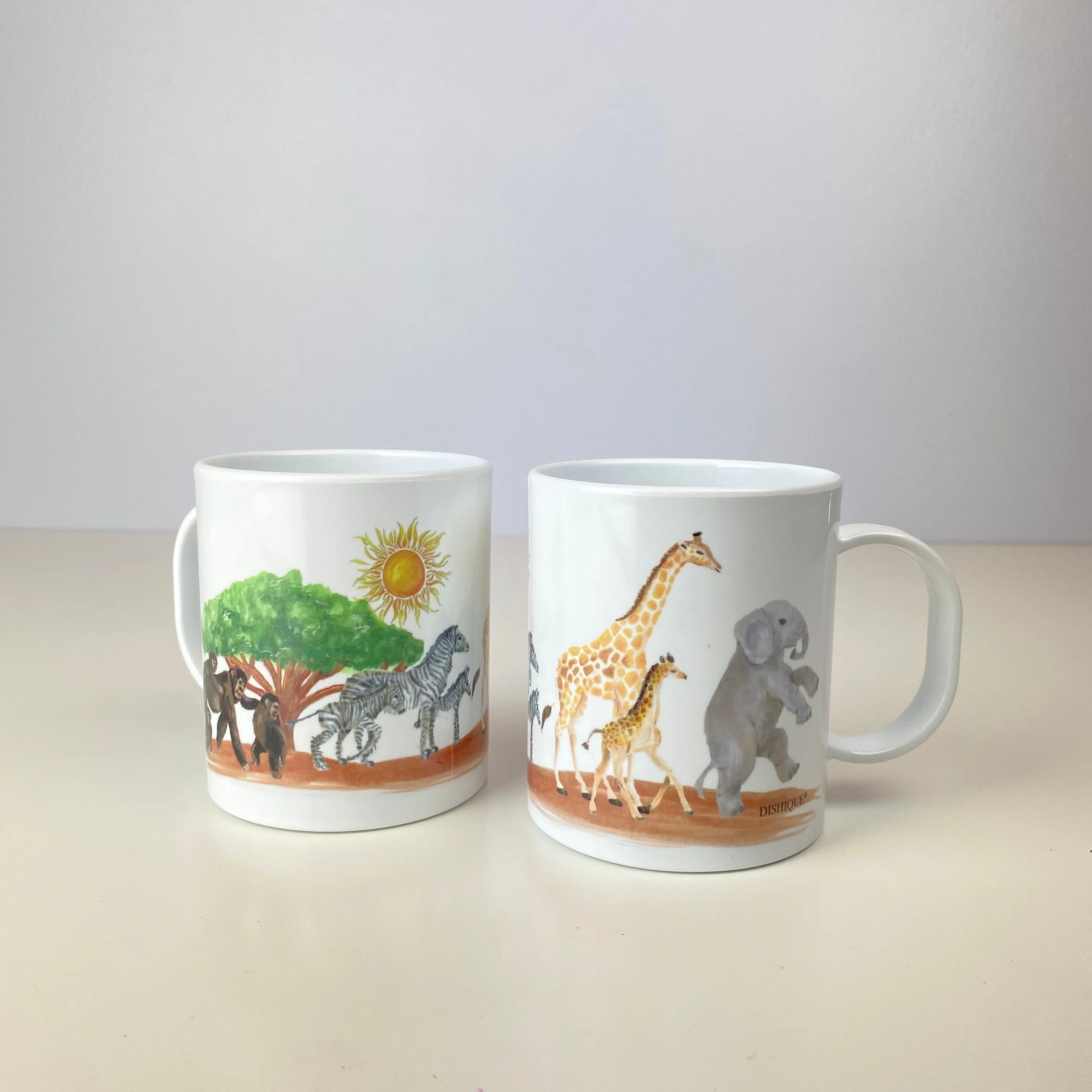 Safari Animal Counting 11 oz. Plastic Mug