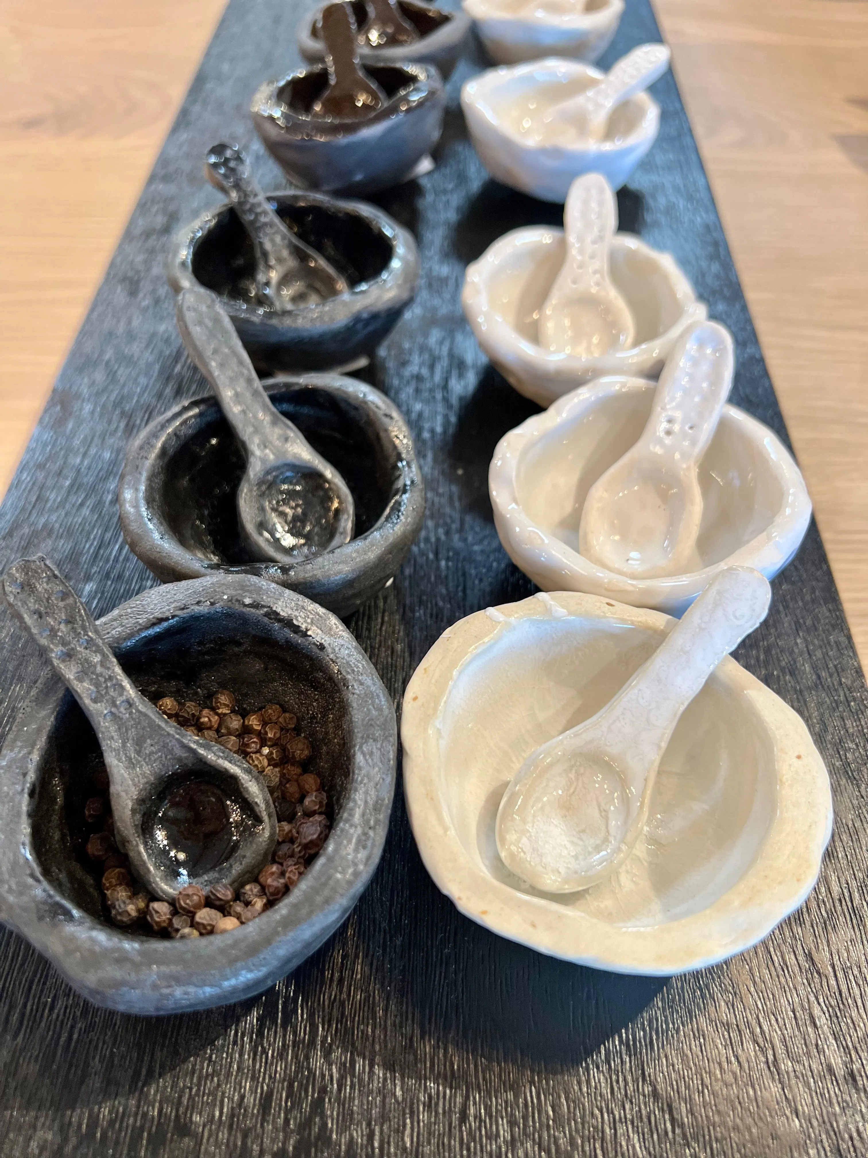 Salt and Pepper Handmade Set