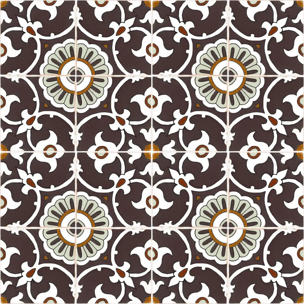 Santa Barbara Ceramic Decorative Tile: Avidan