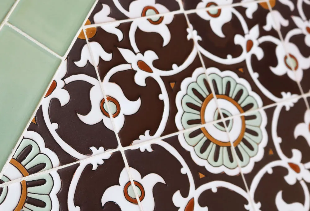 Santa Barbara Ceramic Decorative Tile: Avidan