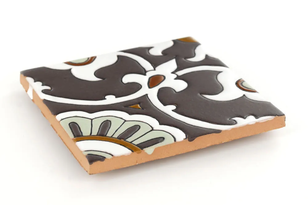 Santa Barbara Ceramic Decorative Tile: Avidan