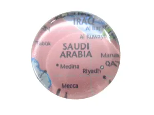 Saudi Arabia Map Pendant Magnet