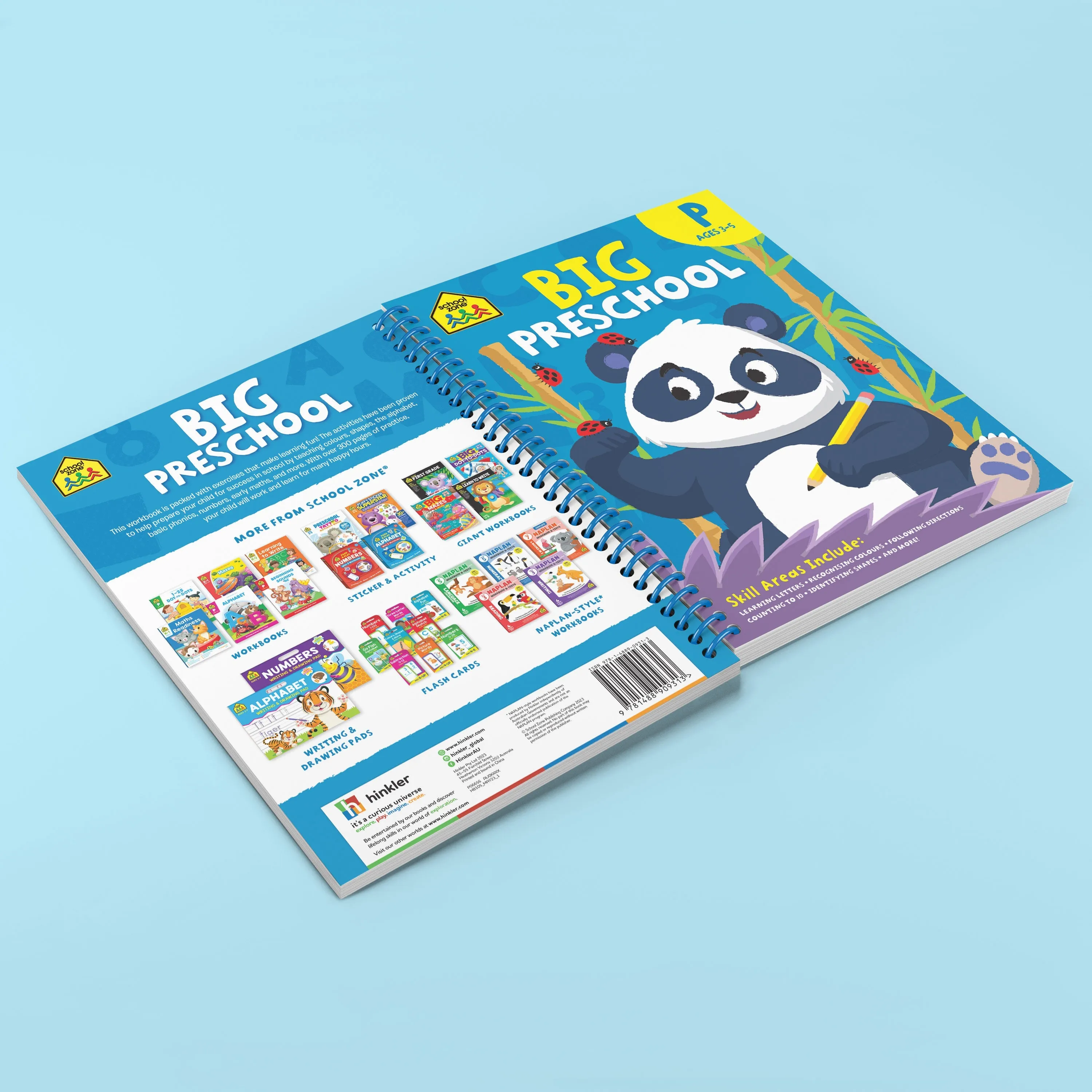 School Zone Big Preschool Workbook