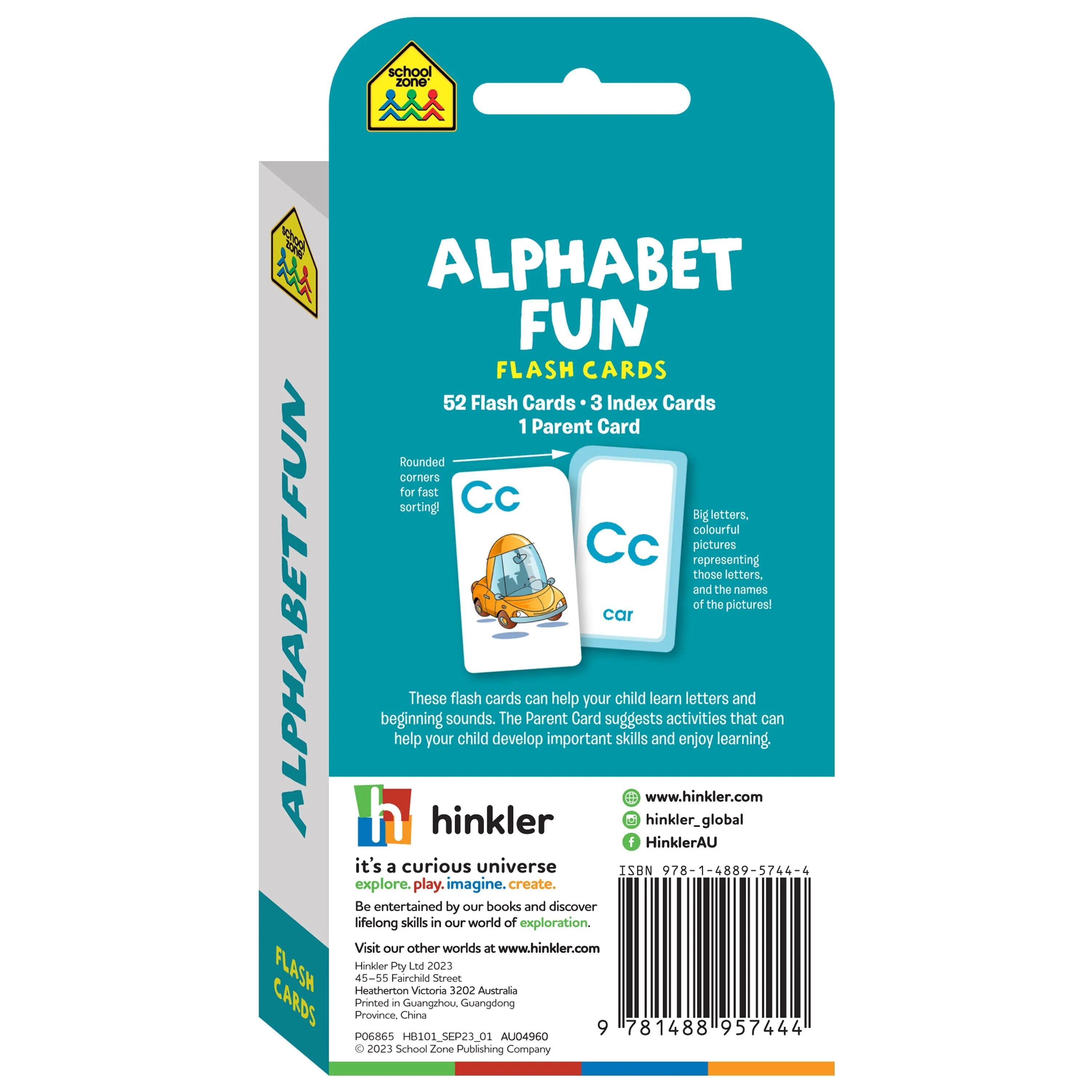 School Zone Flash Cards Alphabet Fun