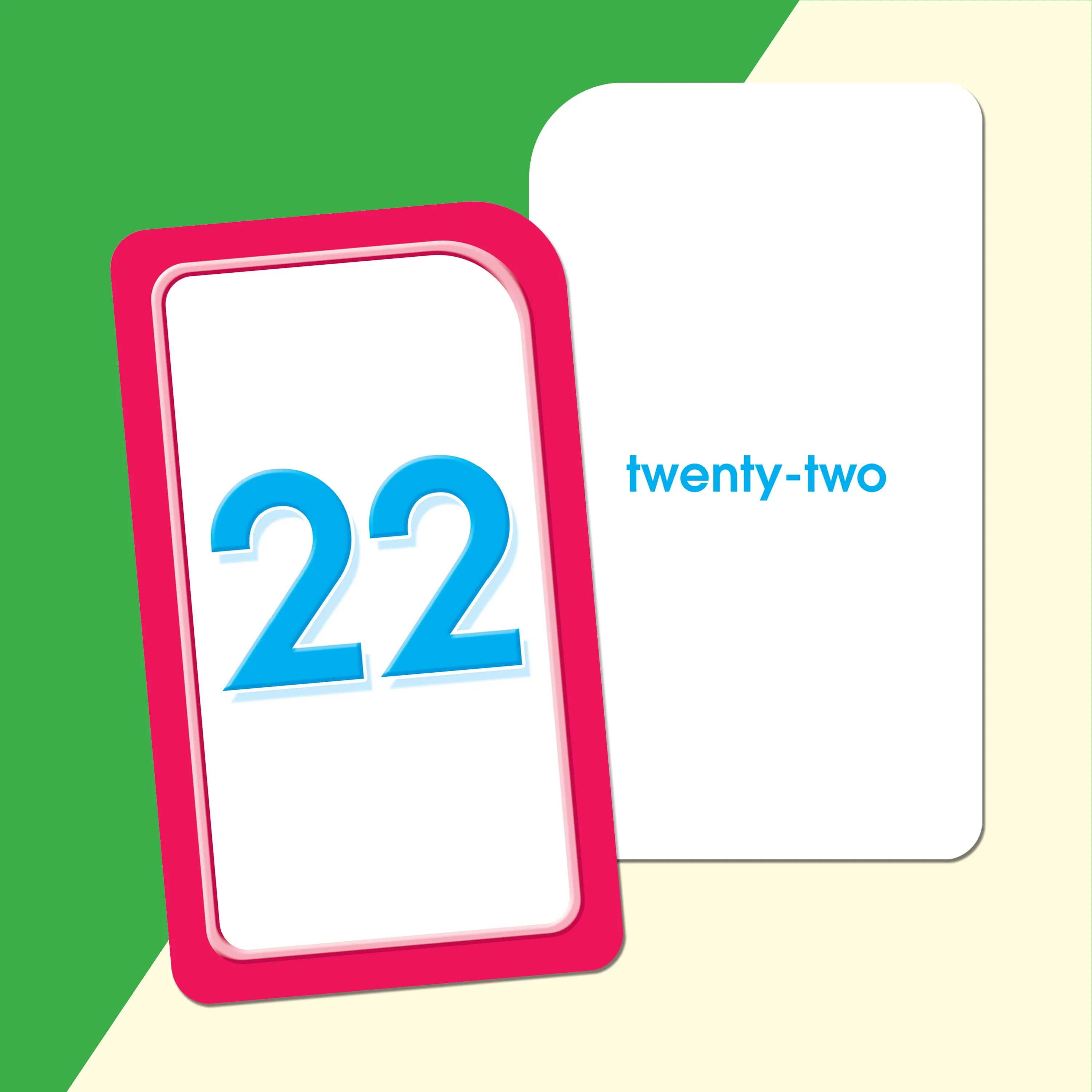 School Zone Numbers 0-25 Flash Cards