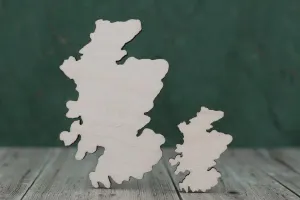 Scotland outline map shape - 4mm Plywood