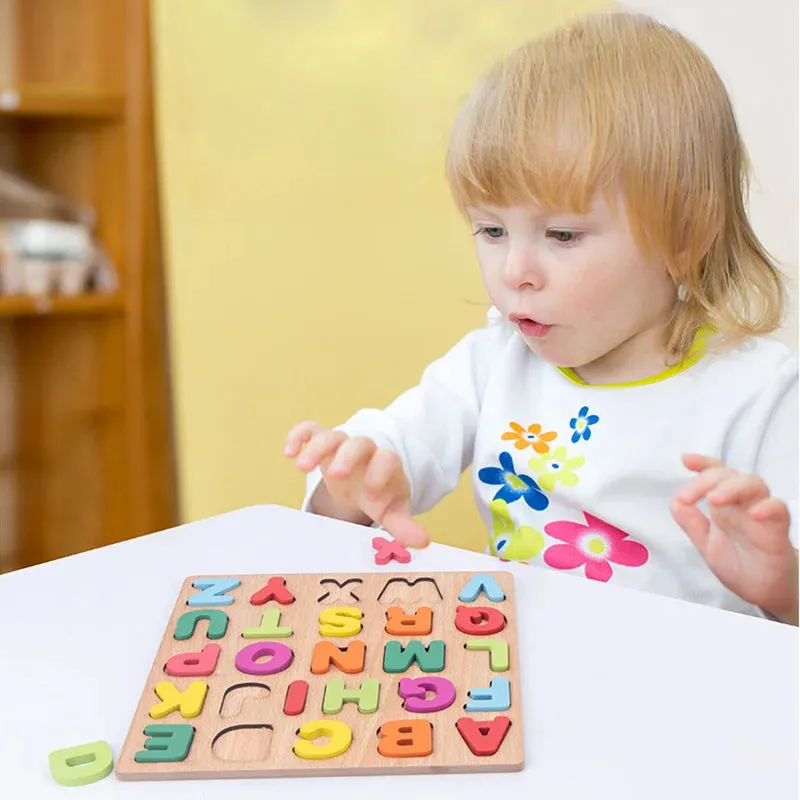 Set 2 Montessori Alphabet Puzzle Board, Laser Cut for Educational Wooden Toy, Wooden Animals Puzzle Laser Cut, Wooden Alphabet Set, Wood math game, Shape sorter toy, Toddler gift, Kids Christmas gift C163