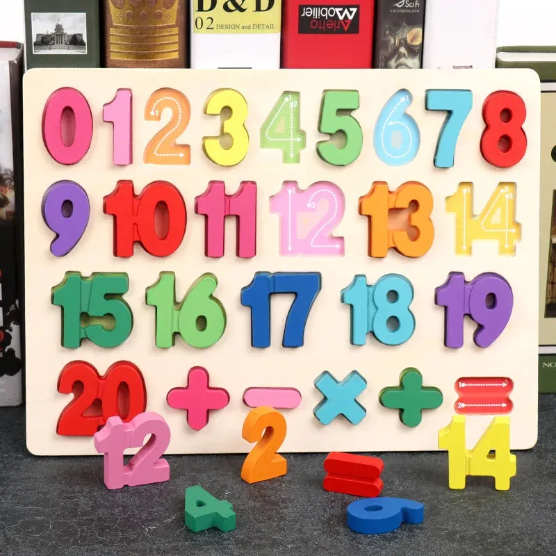 Set 2 Montessori Alphabet Puzzle Board, Laser Cut for Educational Wooden Toy, Wooden Animals Puzzle Laser Cut, Wooden Alphabet Set, Wood math game, Shape sorter toy, Toddler gift, Kids Christmas gift C163