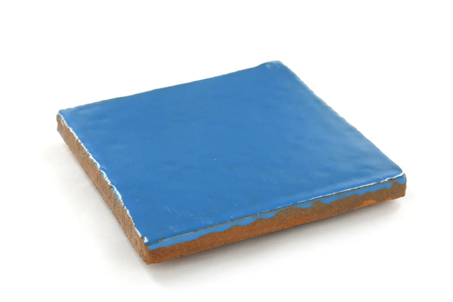 Siena Ceramic Solid Tile: Azure Gloss