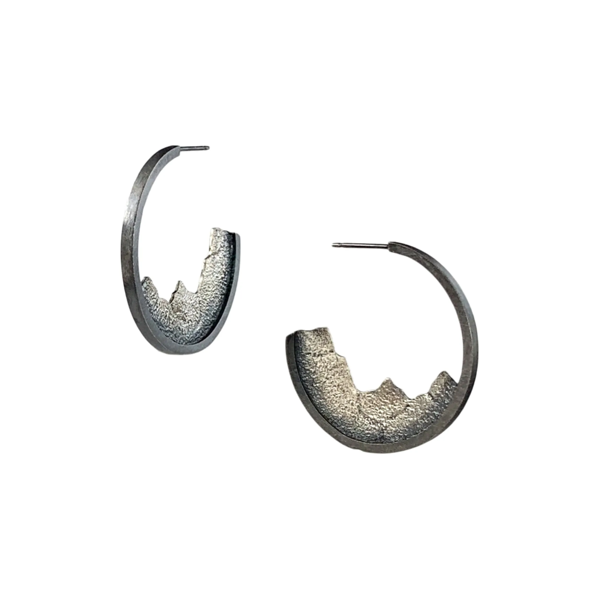 Sierra Hoops -Silver