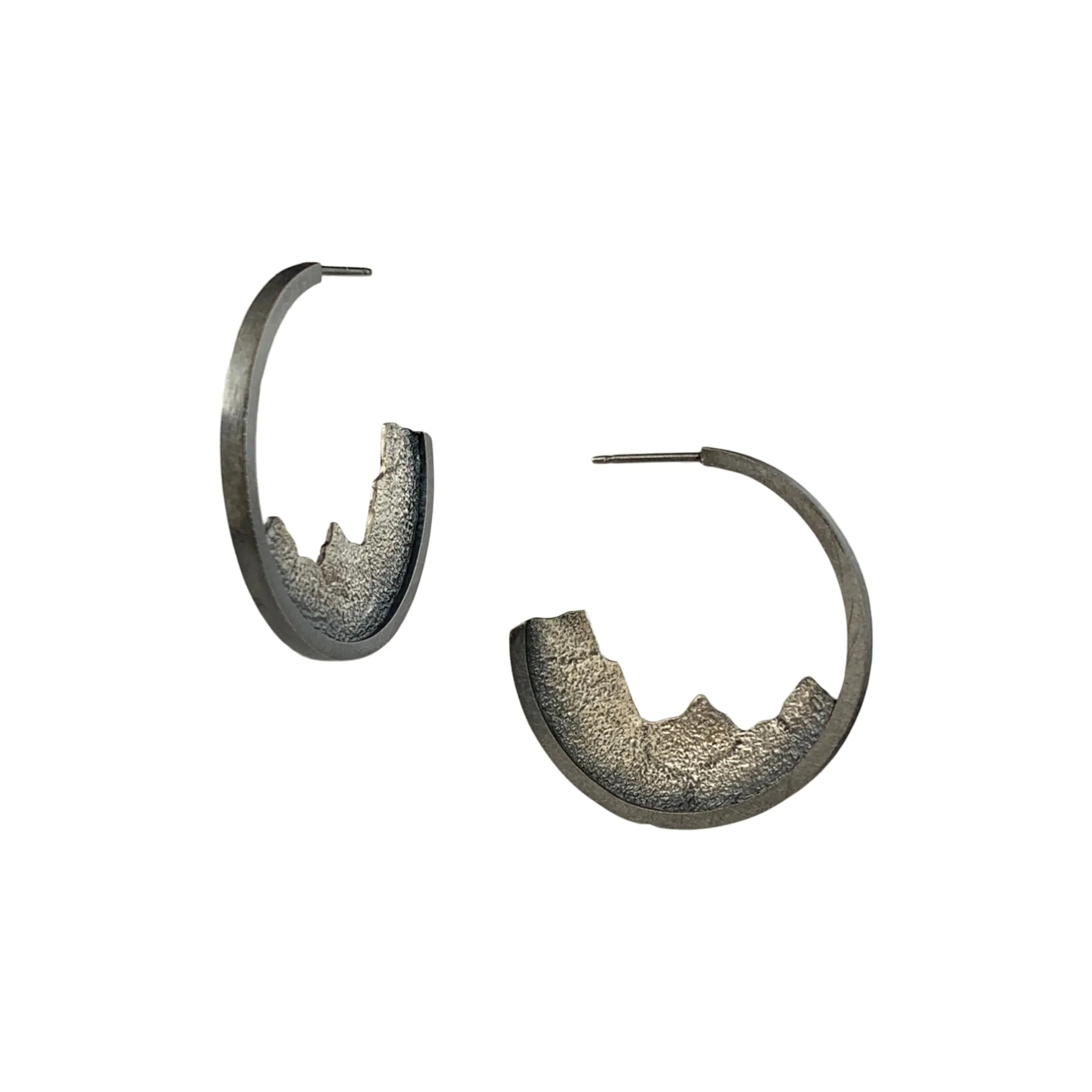 Sierra Hoops -Silver