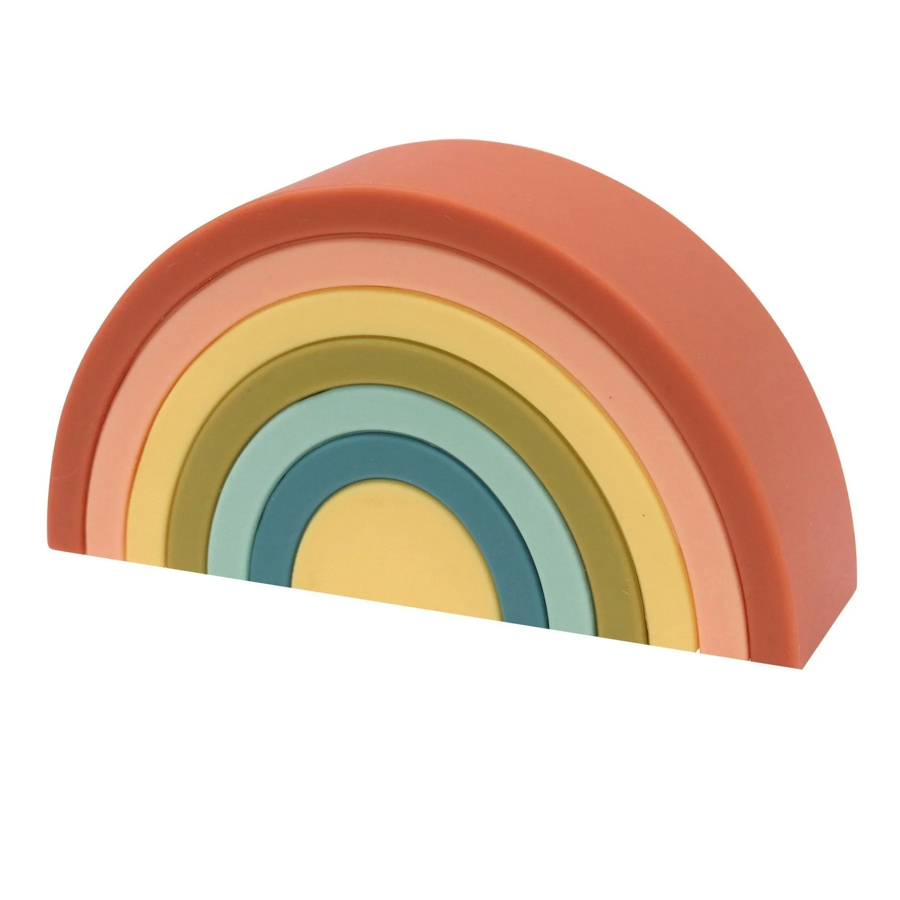 Silicone Rainbow Stacker Cherry