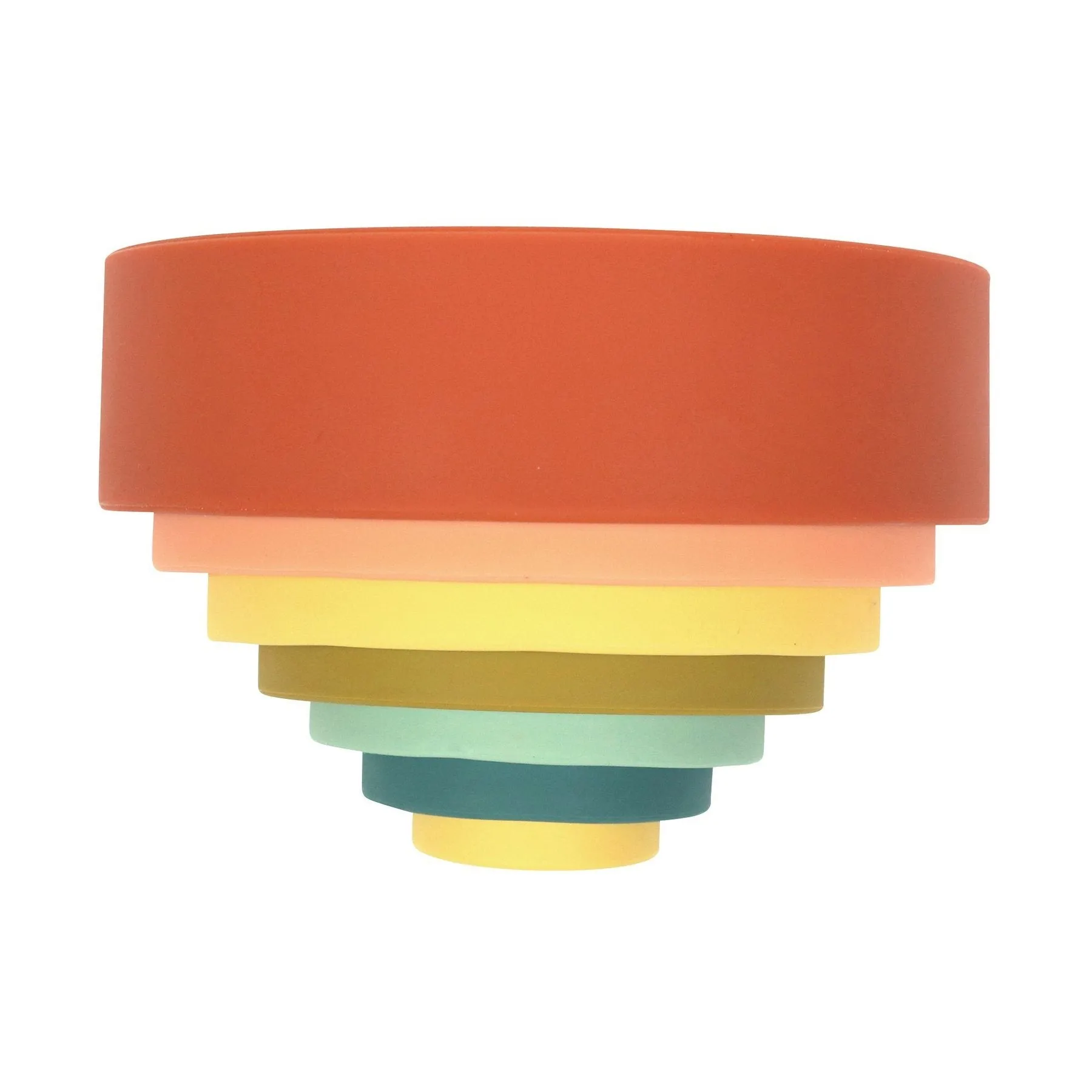 Silicone Rainbow Stacker Cherry