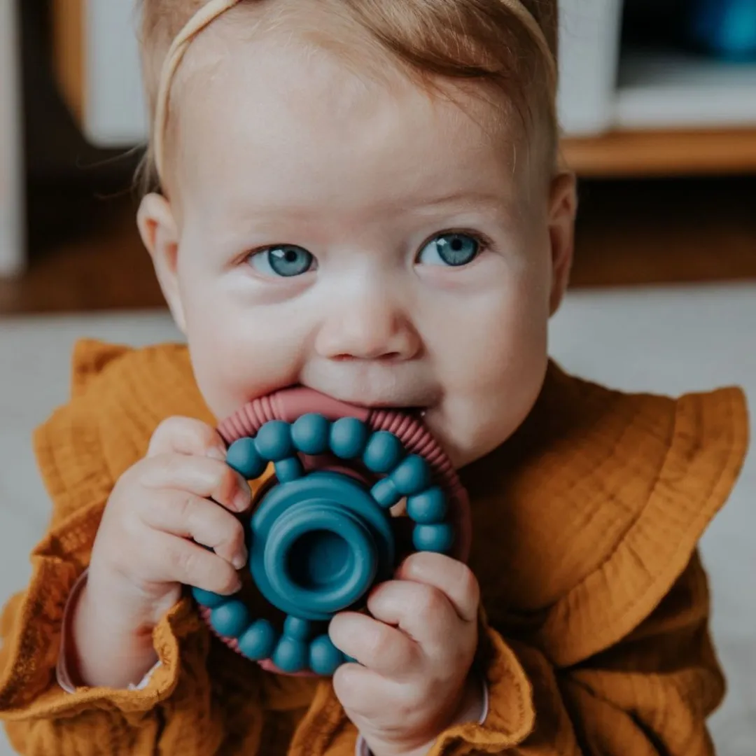 Silicone Stacker & Teether Toy - 0  (9 styles)