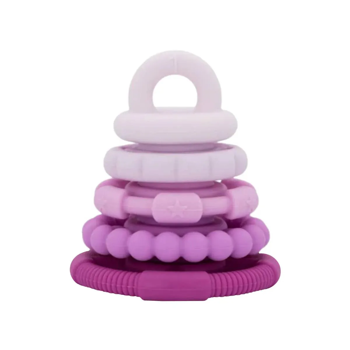 Silicone Stacker & Teether Toy - 0  (9 styles)