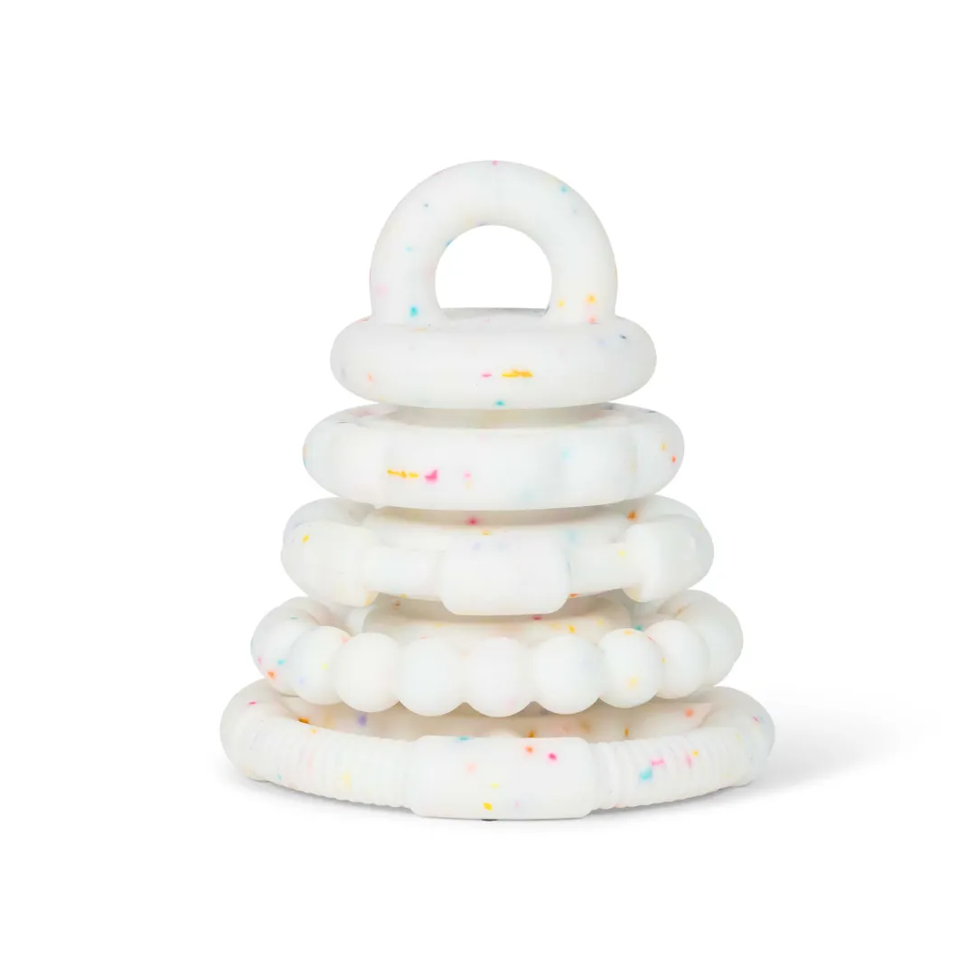 Silicone Stacker & Teether Toy - 0  (9 styles)